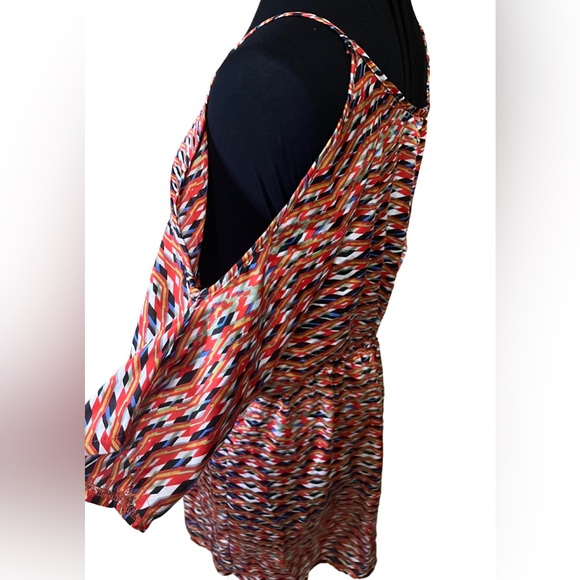 Geometric Print Tunic Top/Mini Dress - Picture 4 of 13